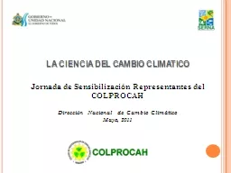 LA CIENCIA DEL CAMBIO CLIMATICO