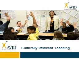 Culturally Relevant Teaching