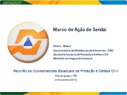 Marco de Ação de Sendai