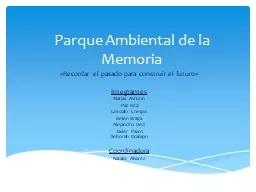 Parque Ambiental de la Memoria