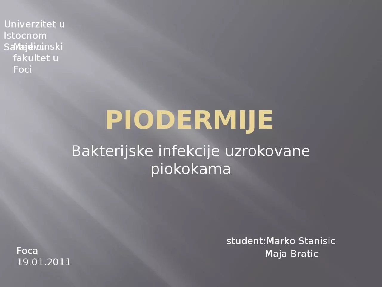 PPT-Piodermije