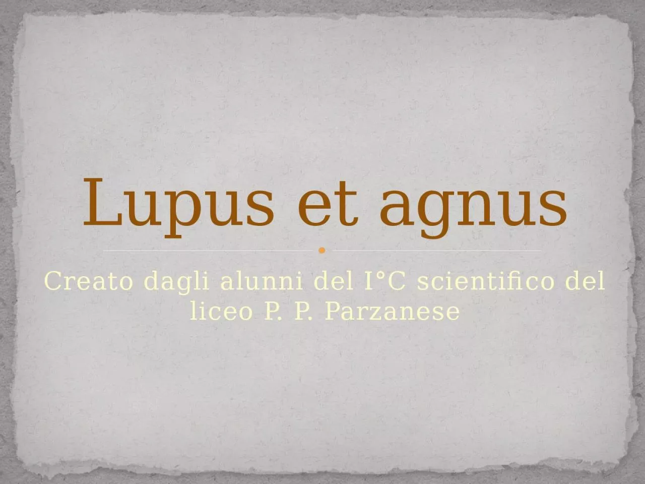 PPT-Lupus et agnus