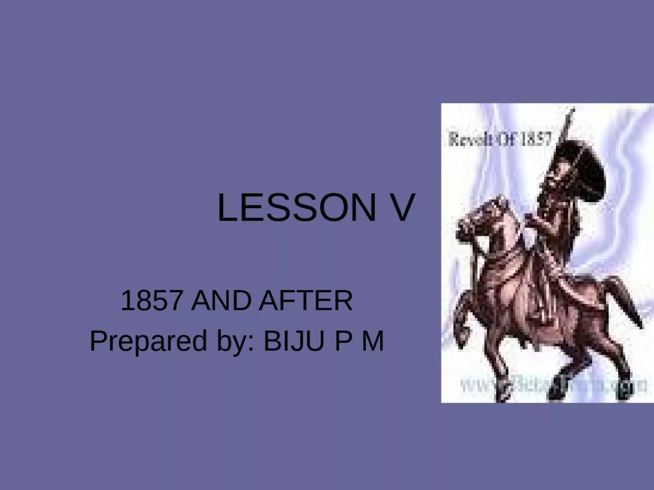 PPT-LESSON V