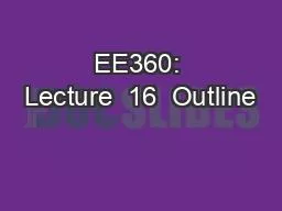 EE360: Lecture 16 Outline Sensor Networks and  Energy Efficient Radios