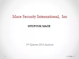 Mace Security International, Inc