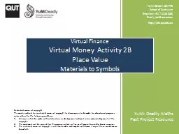 Virtual Finance Virtual Money Activity 2B