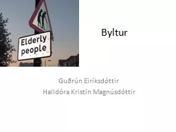 PPT-Byltur Guðrún Eiríksdóttir