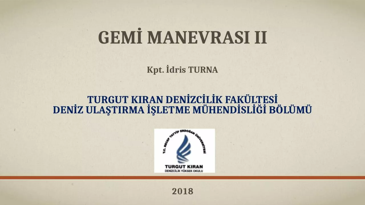 PPT-GEM MANEVRASI II