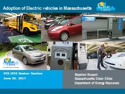 Adoption of Electric vehicles in Massachusetts