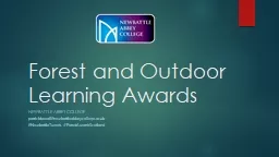 Forest and Outdoor Learning Awards