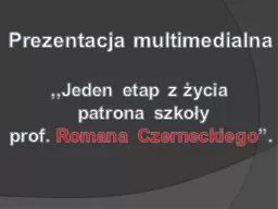 Prezentacja multimedialna