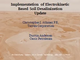 Implementation of  Electrokinetic