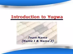 Powerpoint Templates Introduction to Yugwa