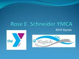 Rose E. Schneider YMCA RESY Riptide