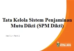 Tata  Kelola   Sistem   Penjaminan