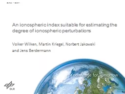 An ionospheric index suitable for estimating the