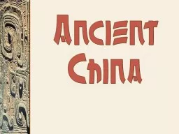 Ancient China Neolithic China