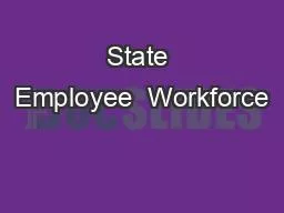 State Employee  Workforce