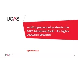 New Tariff implementation plan -