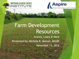 Farm Development Resources