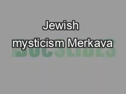 Jewish mysticism