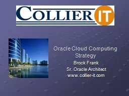 Oracle Cloud Computing Strategy