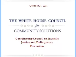 Coordinating Council on Juvenile Justice and Delinquency Prevention