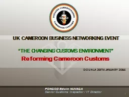 UK CAMEROON BUSINESS NETWORKING EVENT