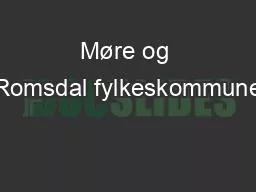 PPT-Møre og Romsdal fylkeskommune