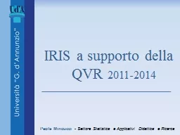 IRIS a supporto della  QVR