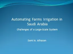 Automating Farms Irrigation in