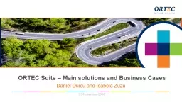 ORTEC Suite – Main solutions and Business Cases