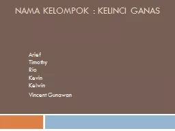 Nama   kelompok  :  kelinci