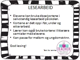 LESEARBEID