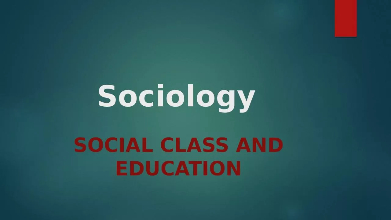 PPT-Sociology