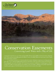 Conserving Land Water and a Way of Life Conservation E