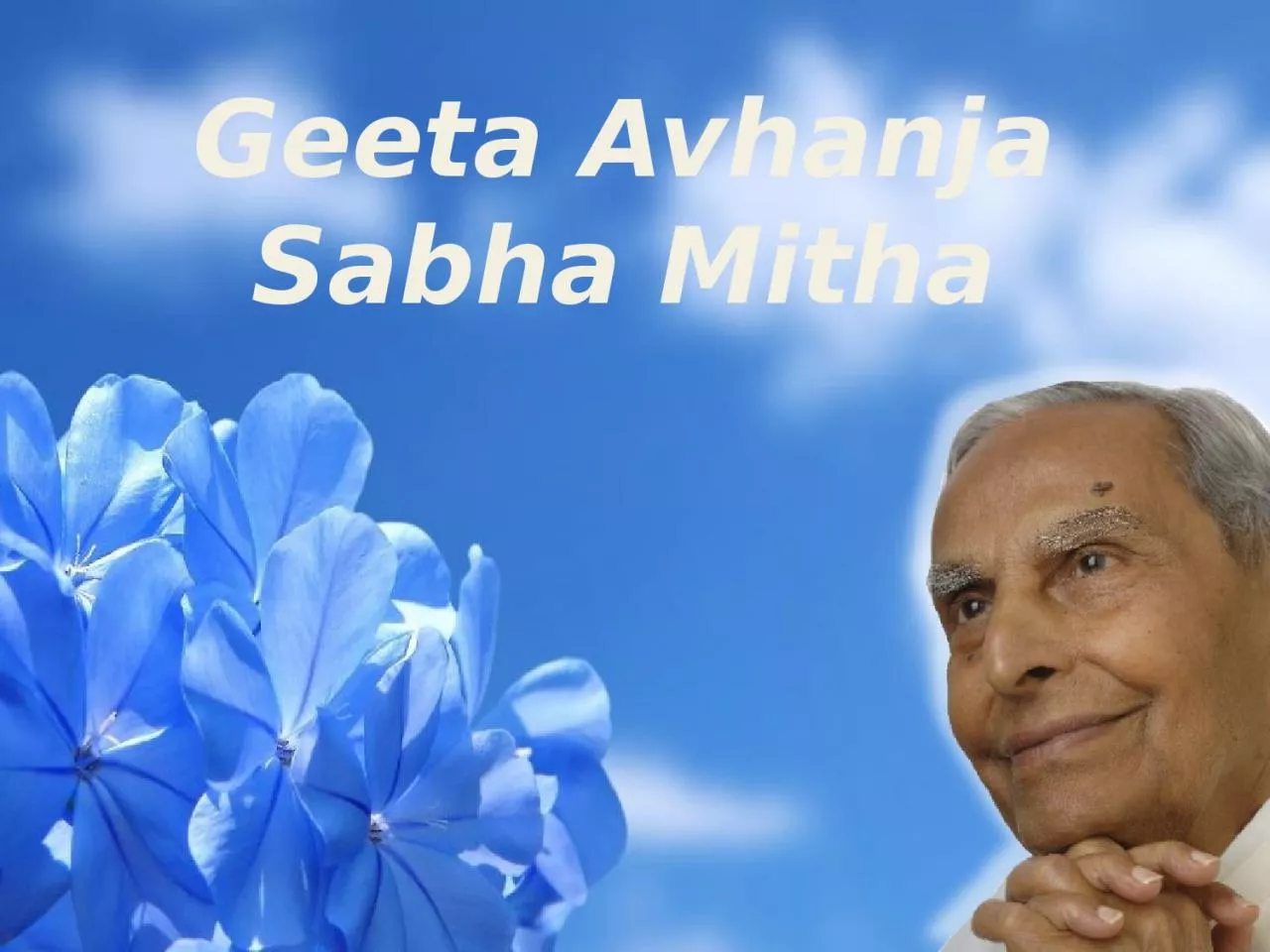 PPT-Geeta Avhanja Sabha Mitha