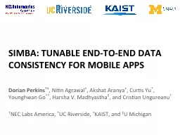 Simba : Tunable End-to-End Data Consistency For Mobile Apps