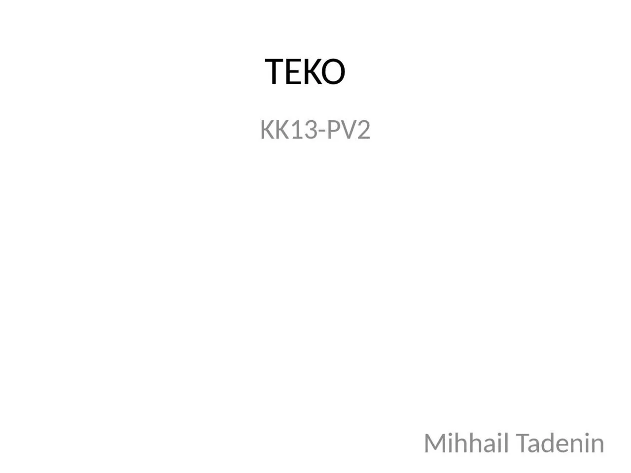 PPT-TEKO