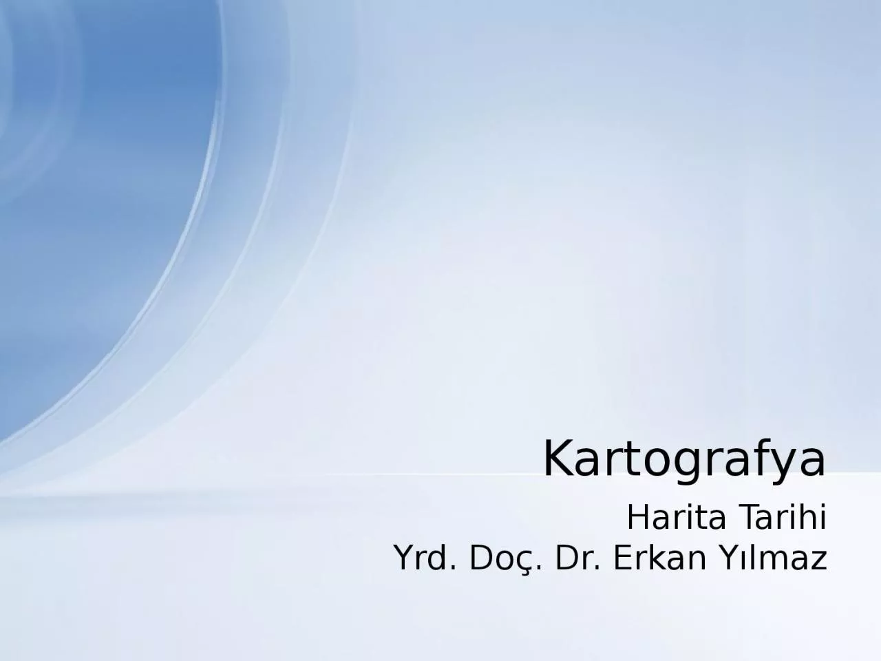 PPT-Kartografya