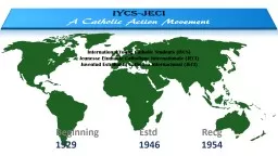 IYCS-JECI A  Catholic  Action