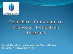 Pelatihan   Penyusunan  Proposal