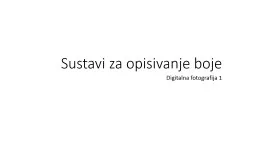 PPT-SINTEZE BOJA Sinteze