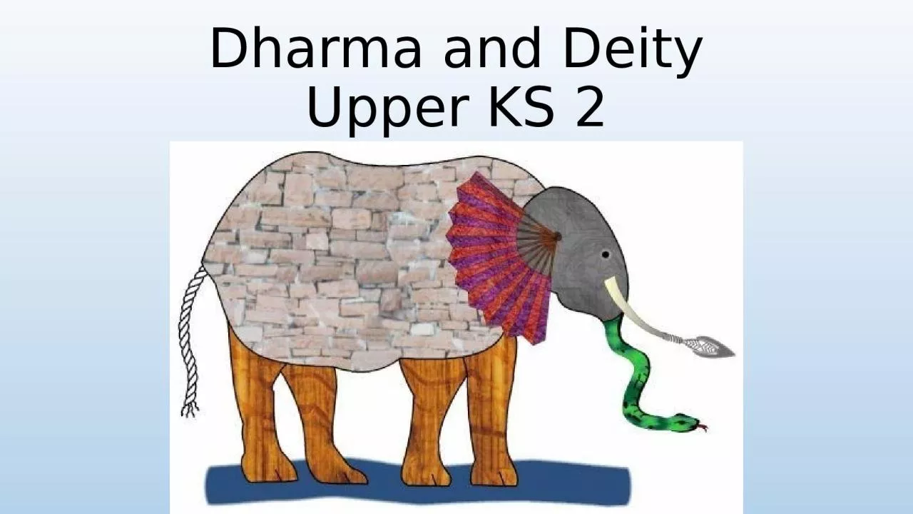 PPT-Dharma and Deity Upper KS 2