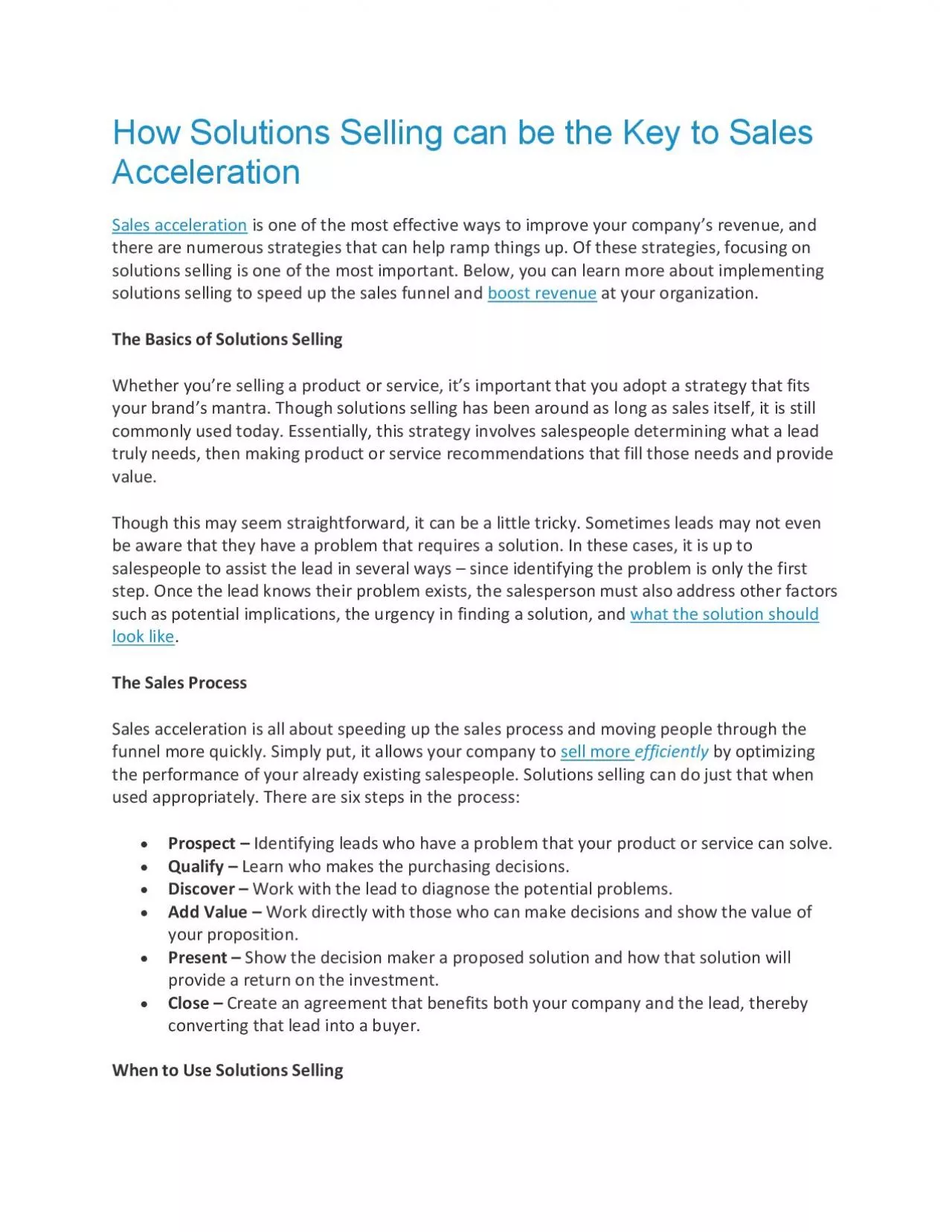 PDF-How Solutions Selling can be the Key to Sales Acceleration