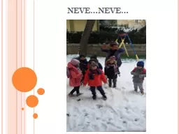 PPT-NEVE…NEVE…