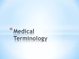 Medical Terminology Prefix