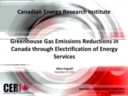 PPT-Canadian Energy Research Institute