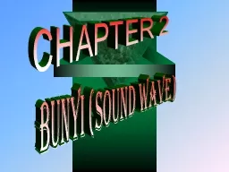 CHAPTER 2 BUNYI (SOUND WAVE)