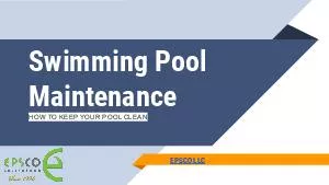 Swimming Pool Cleaning | Swimming Pool Maintenance Company | NADCA